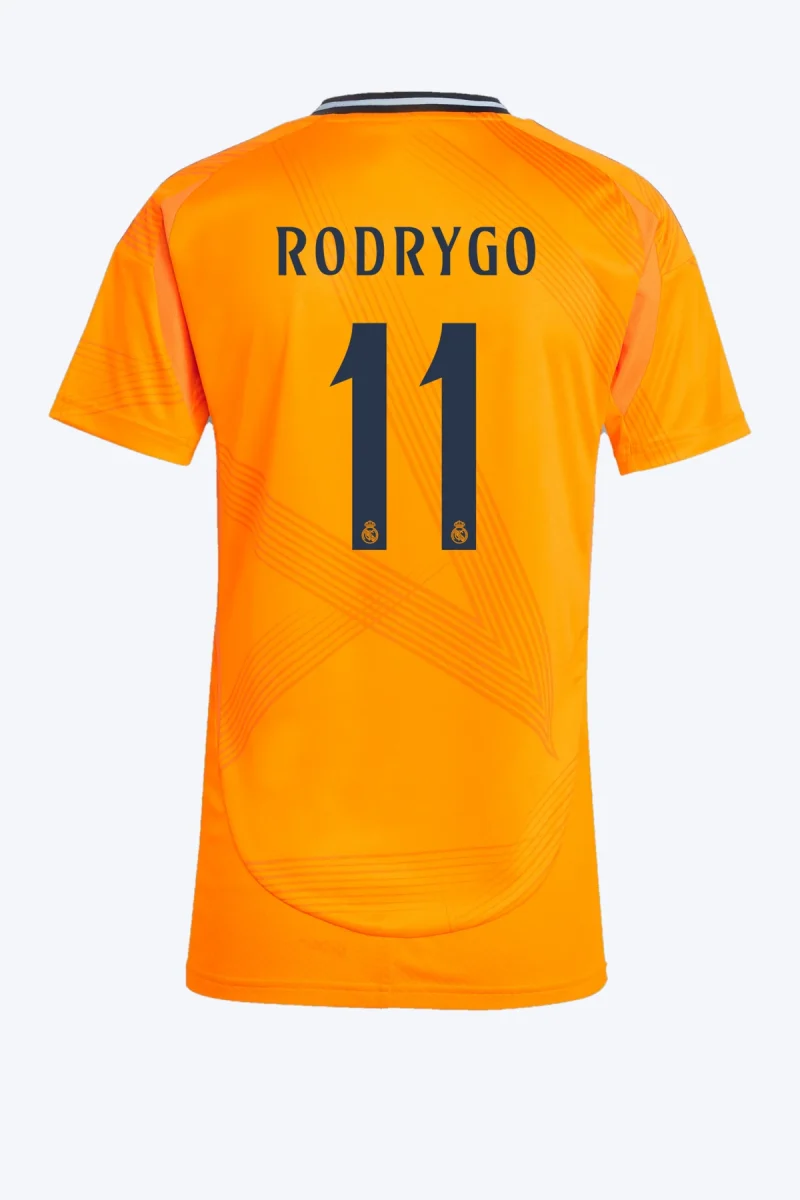 Rodrygo 11 Voetbalshirt - Real Madrid 24/25 Uit