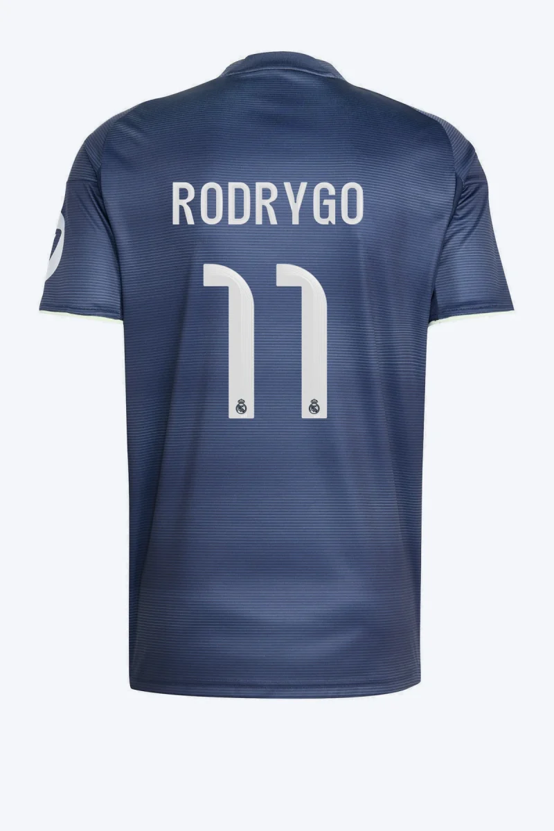 Rodrygo 11 Voetbalshirt - Real Madrid 25/26 Uit