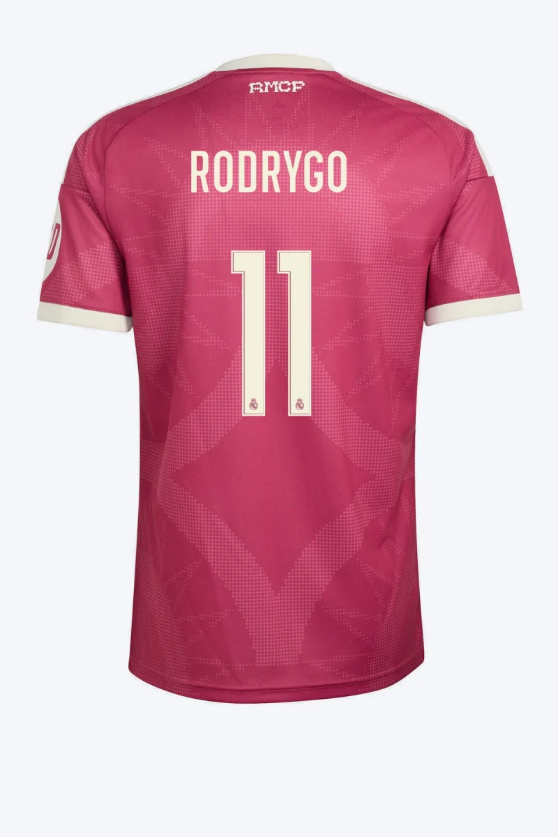 Rodrygo 11 Voetbalshirt - Real Madrid 26/27 Derde