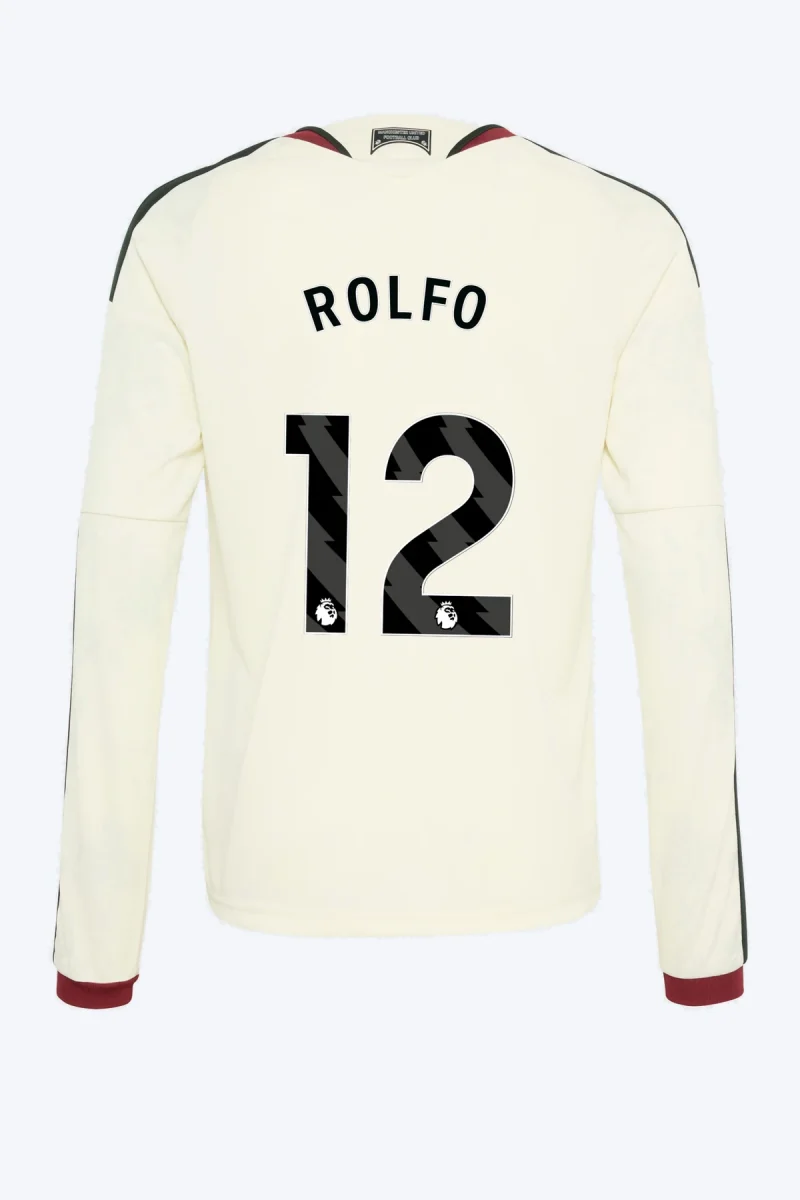Rolfo 12 Voetbalshirt - Manchester United 26/27 Derde Kids Longsleeve
