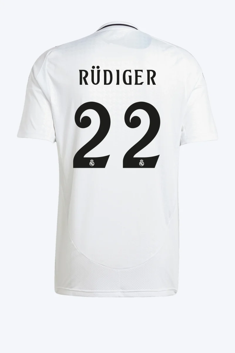 Rüdiger 22 Voetbalshirt - Real Madrid 24/25 Thuis