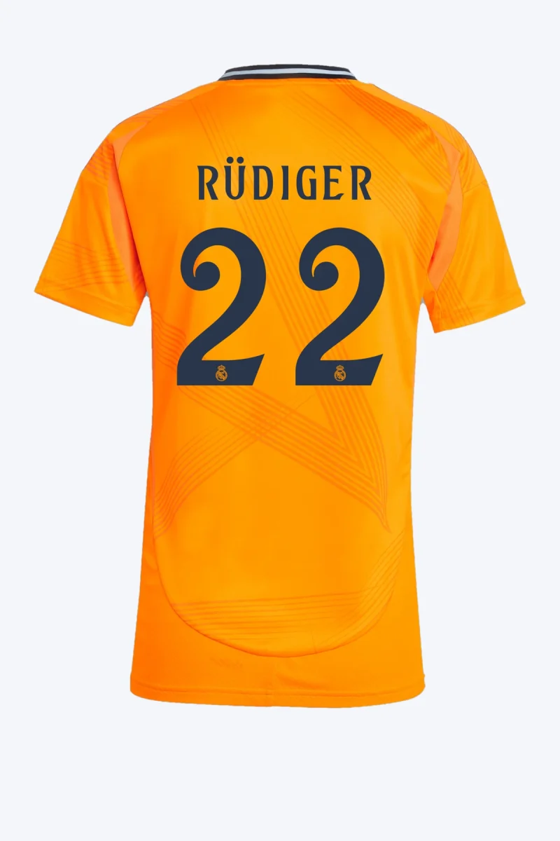Rüdiger 22 Voetbalshirt - Real Madrid 24/25 Uit