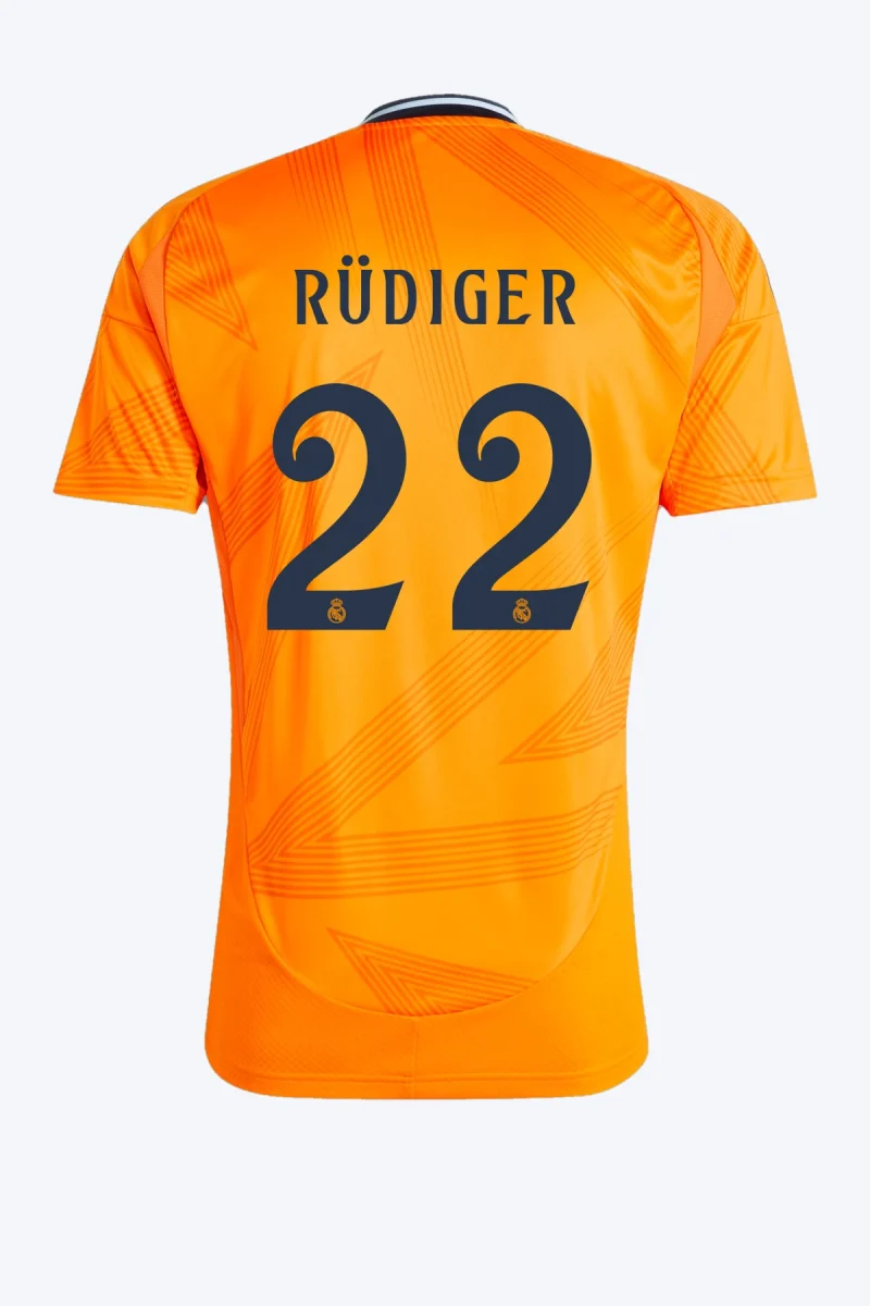 Rüdiger 22 Voetbalshirt - Real Madrid 24/25 Uit