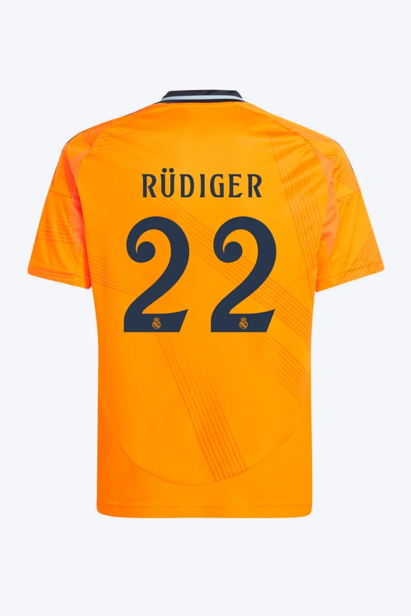 Rüdiger 22 Voetbalshirt - Real Madrid 24/25 Uit Kids