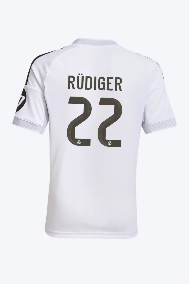Rüdiger 22 Voetbalshirt - Real Madrid 25/26 Thuis