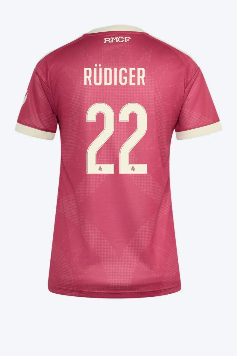 Rüdiger 22 Voetbalshirt - Real Madrid 26/27 Derde