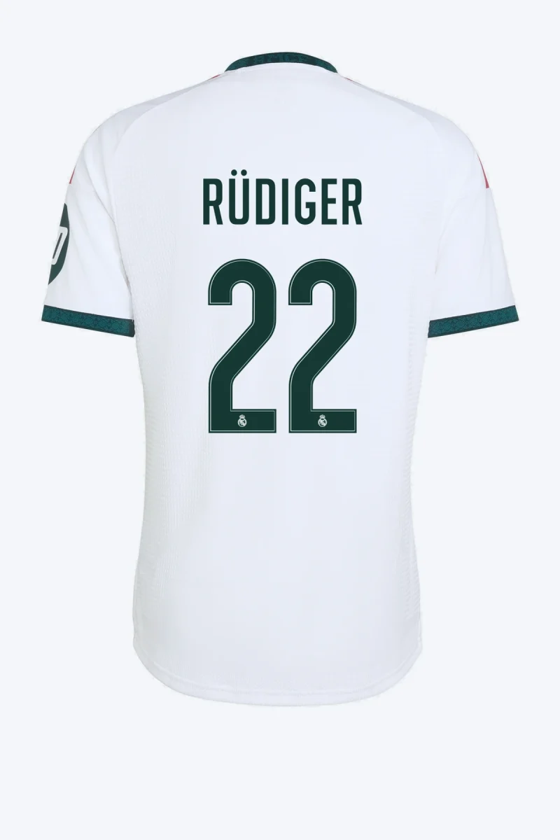 Rüdiger 22 Voetbalshirt - Real Madrid 26/27 Thuis Authentic