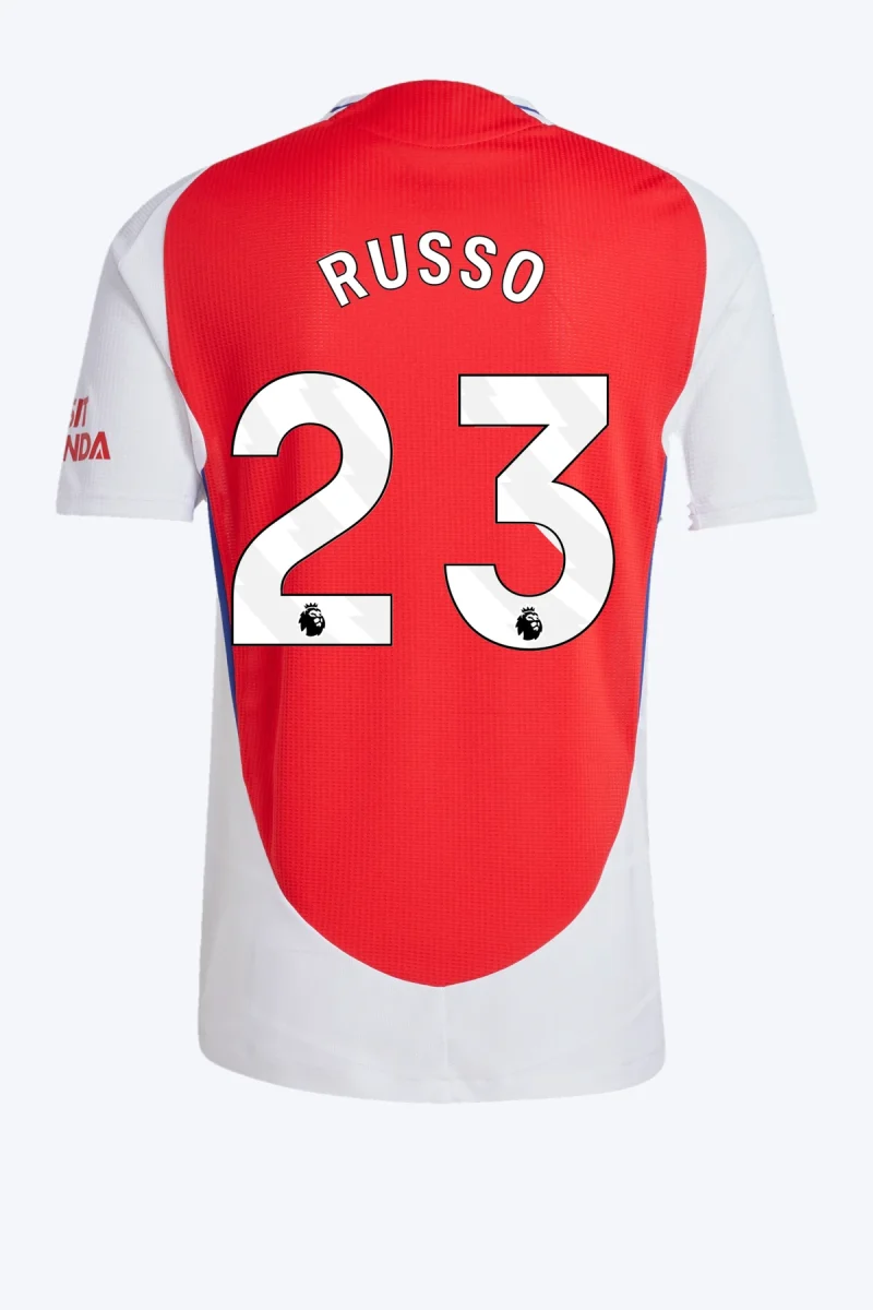 Russo 23 Voetbalshirt - Arsenal 24/25 Thuis Authentic