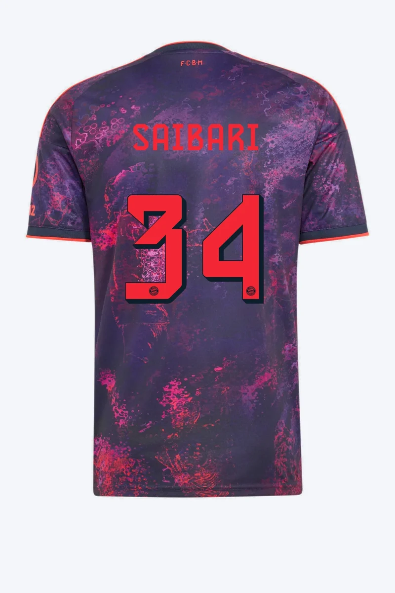 Saibari 34 Voetbalshirt - FC Bayern 26/27 Derde