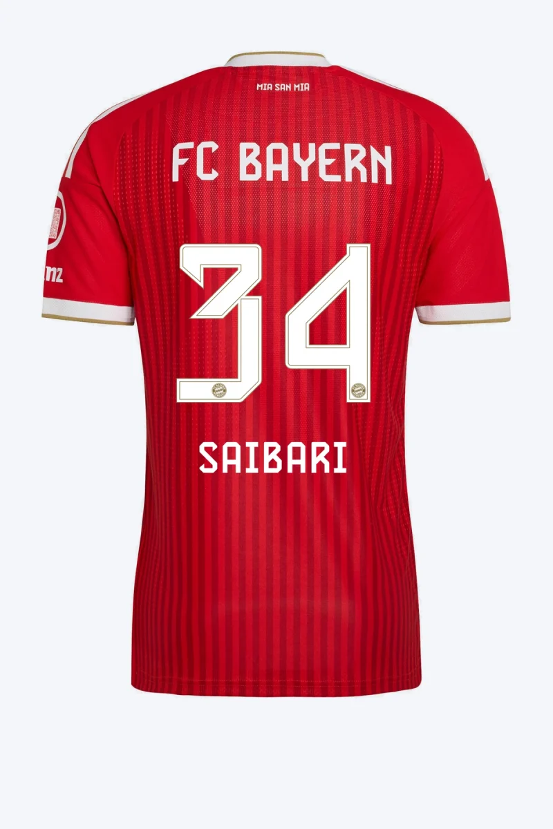 Saibari 34 Voetbalshirt - FC Bayern 26/27 Thuis Authentic
