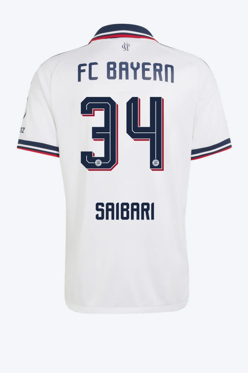 Saibari 34 Voetbalshirt - FC Bayern 26/27 Uit Authentic
