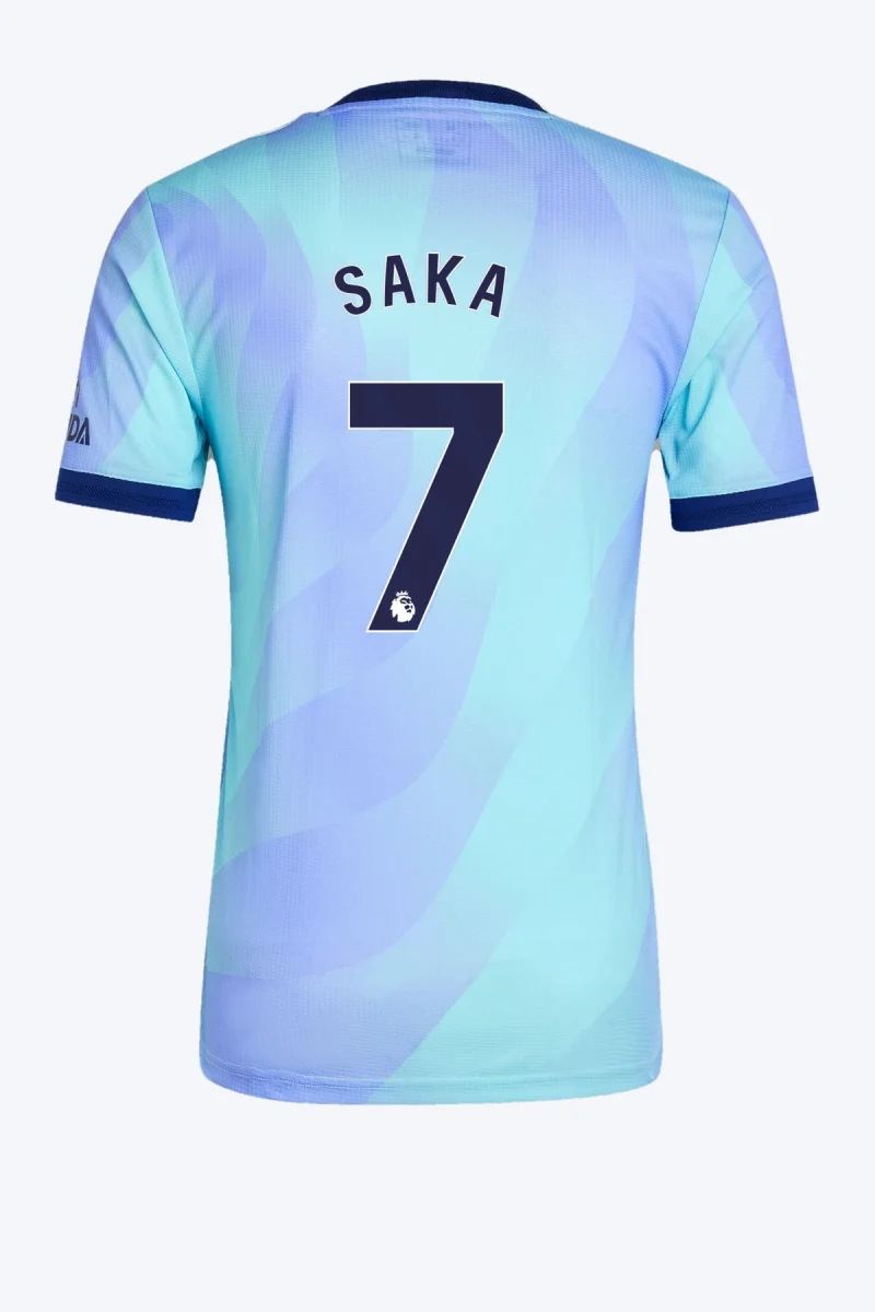 Saka 7 Voetbalshirt - Arsenal 24/25 Derde Authentic