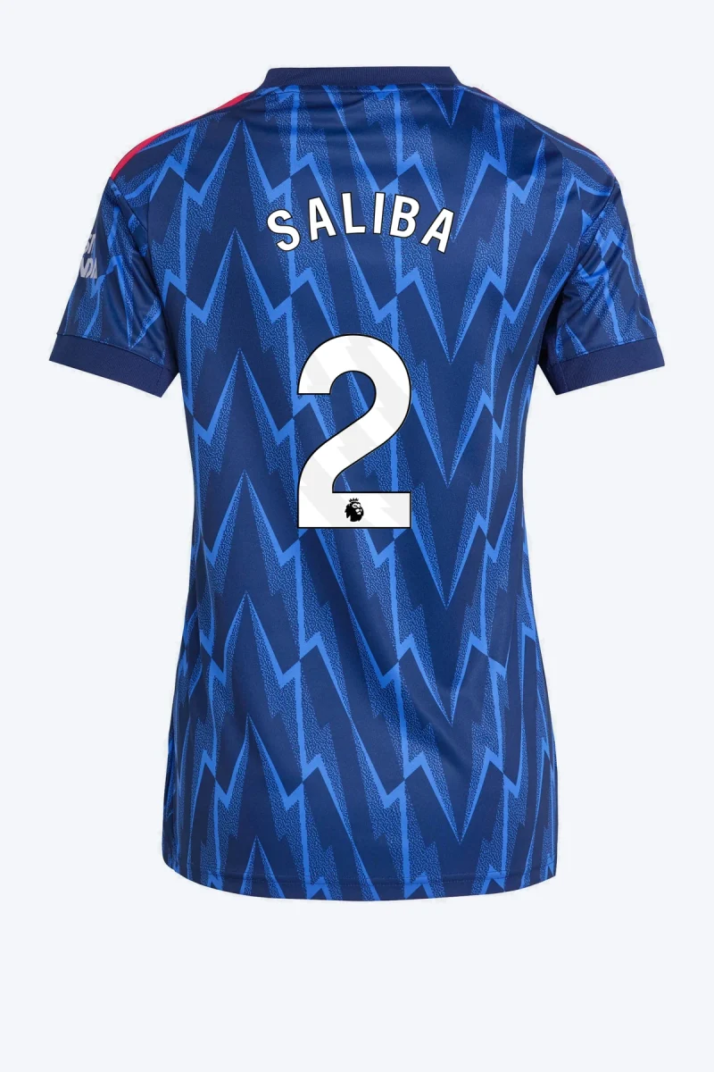 Saliba 2 Voetbalshirt - Arsenal 25/26 Uit