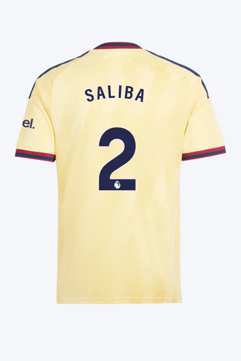 Saliba 2 Voetbalshirt - Arsenal FC 26/27 Derde