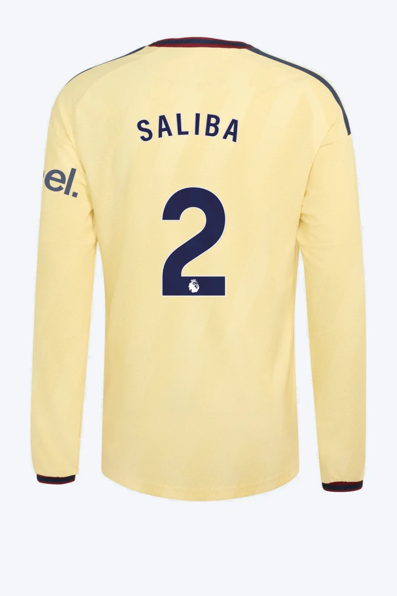 Saliba 2 Voetbalshirt - Arsenal FC 26/27 Derde Authentic Longsleeve