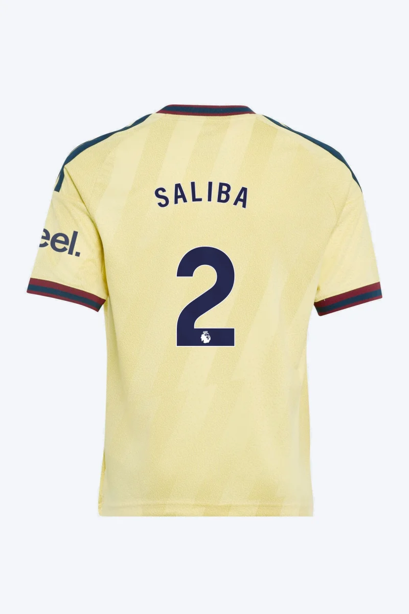 Saliba 2 Voetbalshirt - Arsenal FC 26/27 Derde Kids
