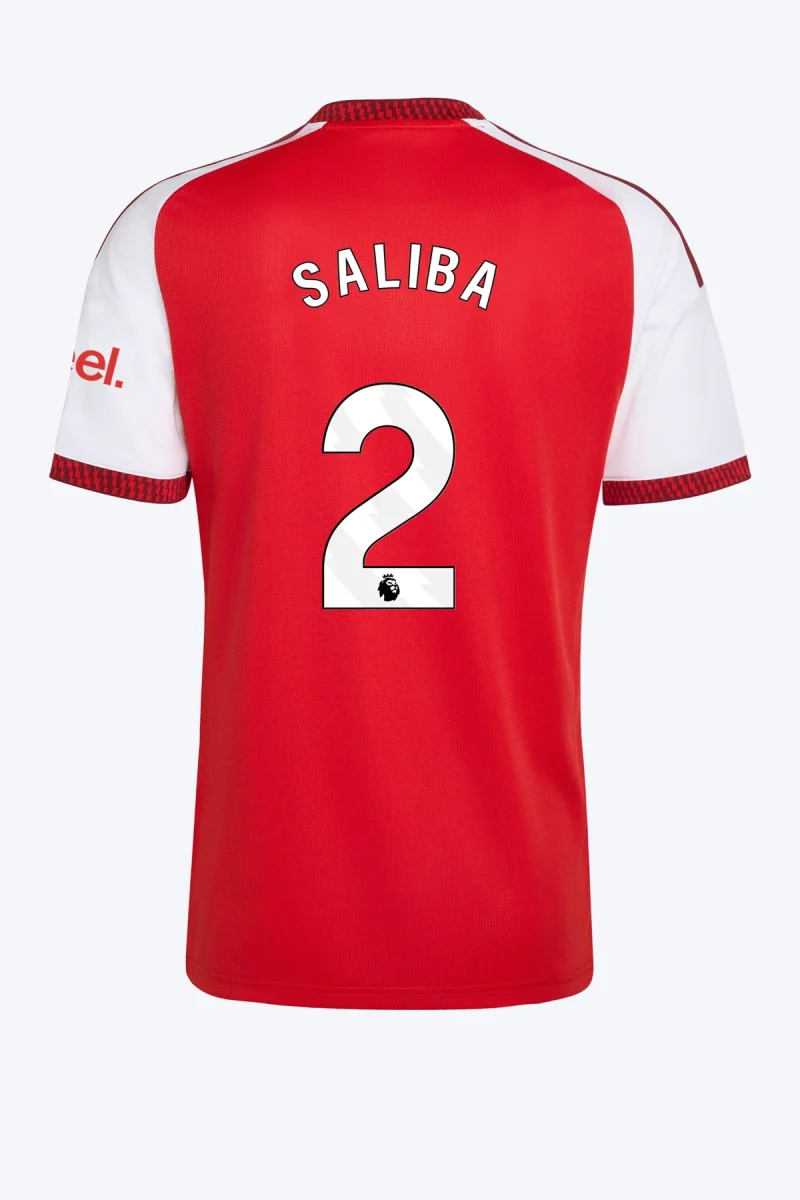 Saliba 2 Voetbalshirt - Arsenal FC 26/27 Thuis