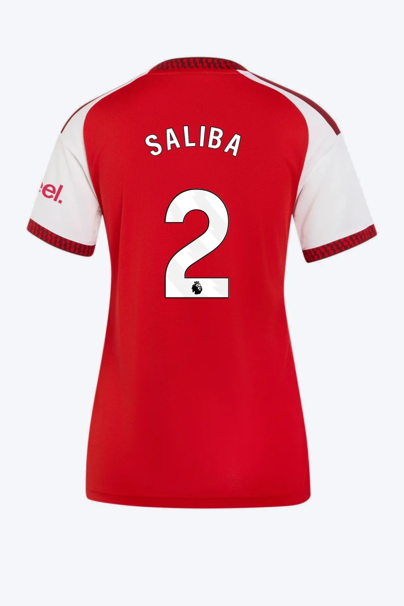Saliba 2 Voetbalshirt - Arsenal FC 26/27 Thuis