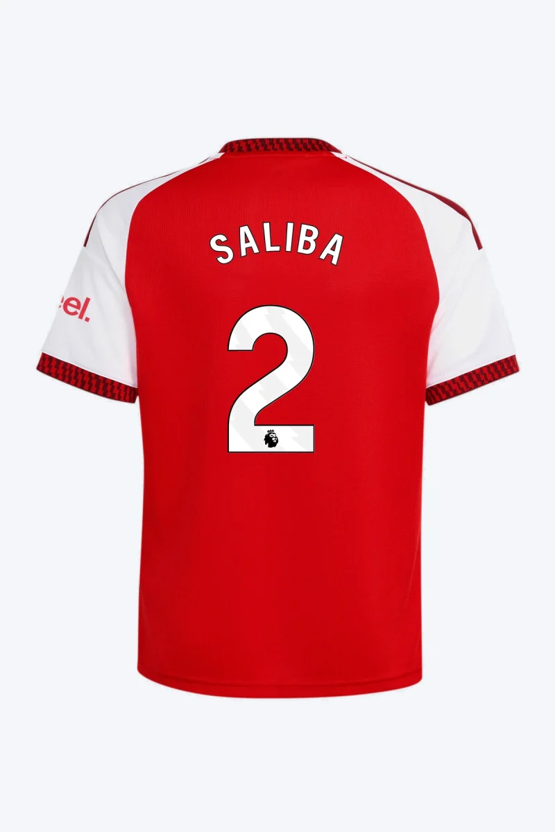 Saliba 2 Voetbalshirt - Arsenal FC 26/27 Thuis Kids