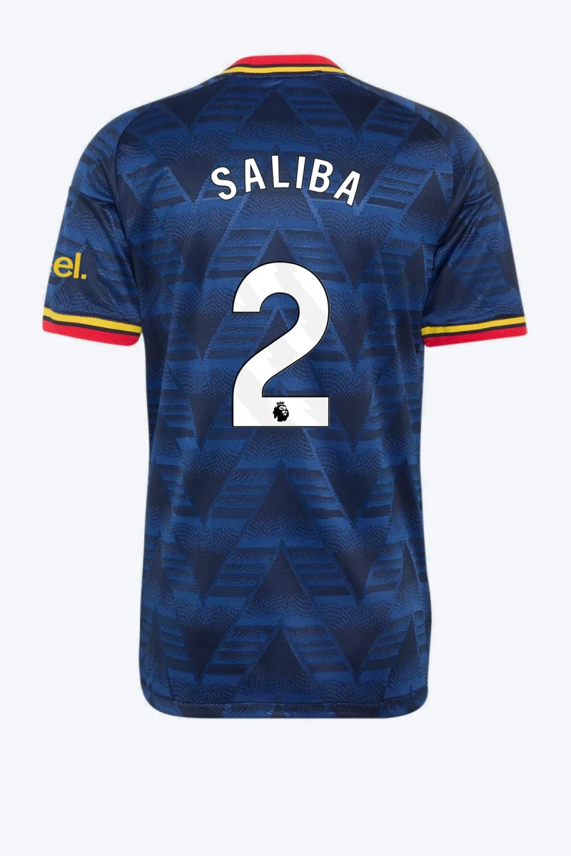 Saliba 2 Voetbalshirt - Arsenal FC 26/27 Uit Authentic