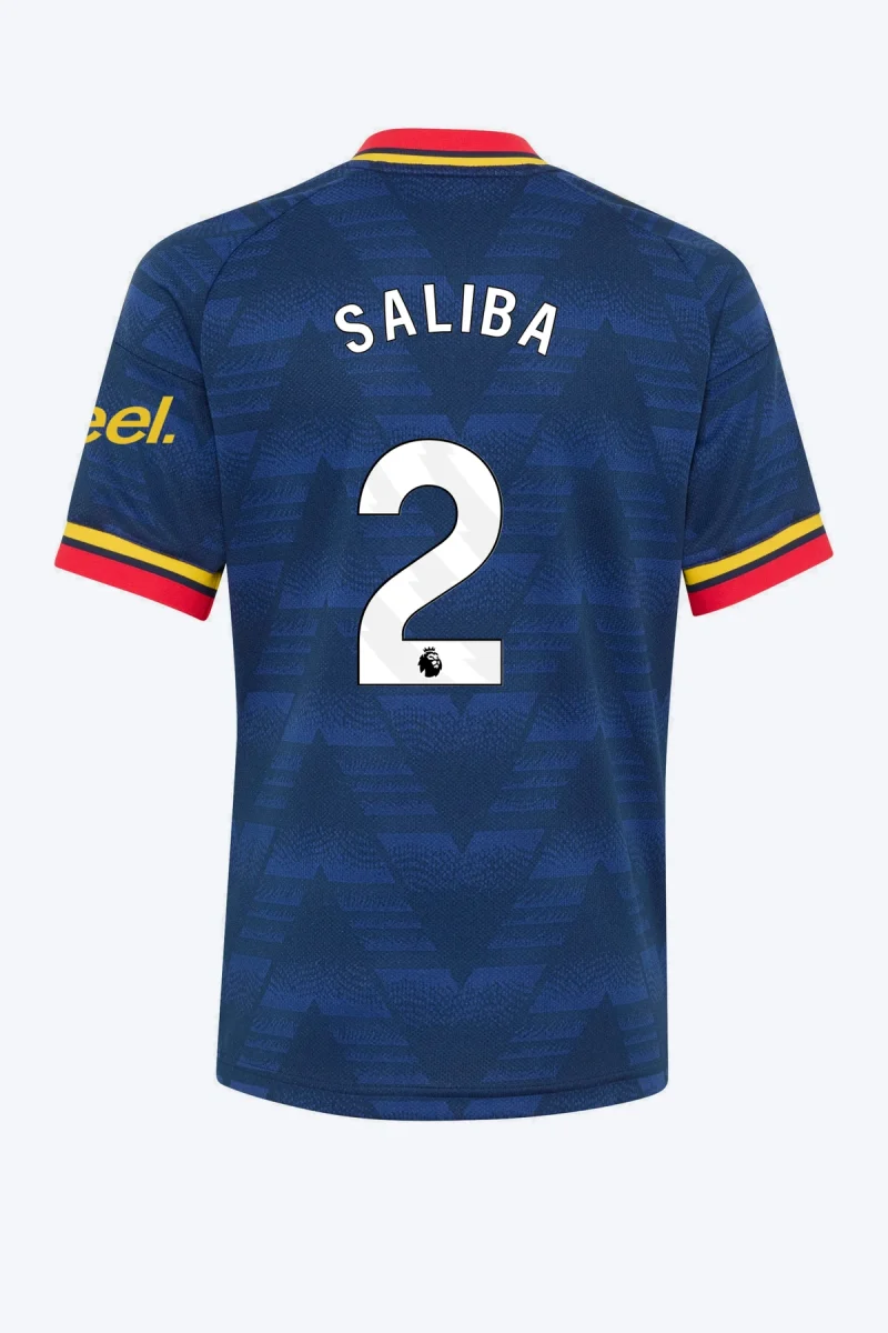 Saliba 2 Voetbalshirt - Arsenal FC 26/27 Uit Kids