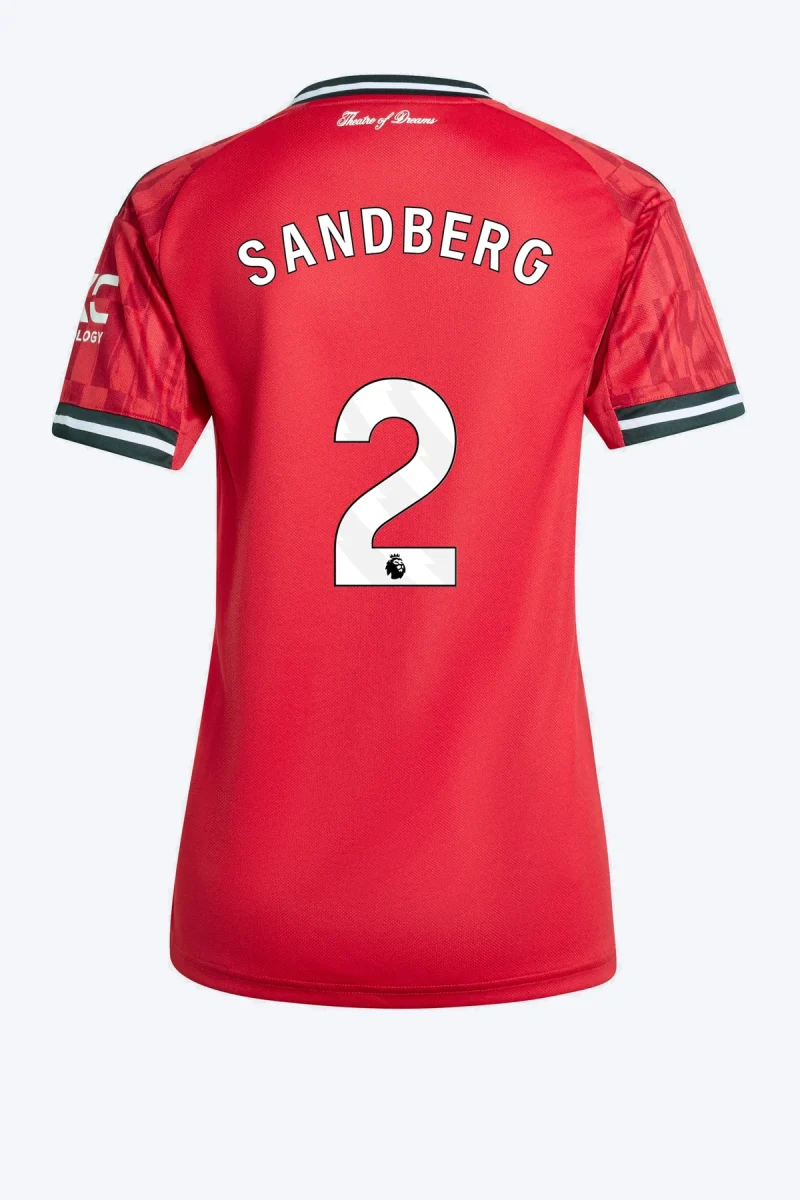 Sandberg 2 Voetbalshirt - Manchester United 25/26 Thuis