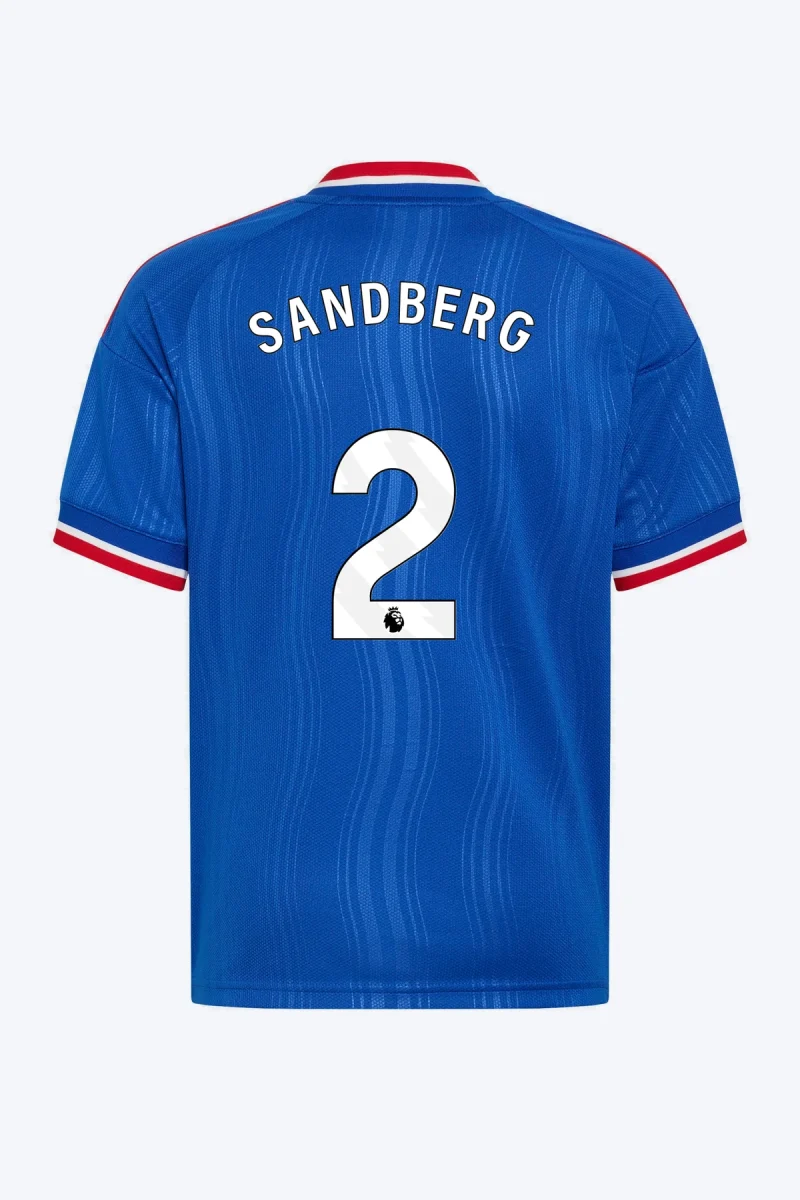 Sandberg 2 Voetbalshirt - Manchester United 26/27 Uit Kids