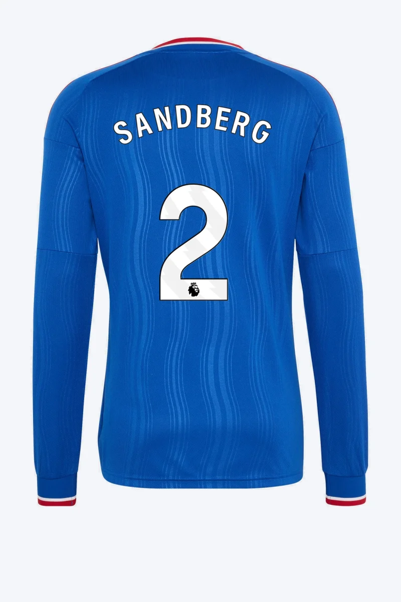 Sandberg 2 Voetbalshirt - Manchester United 26/27 Uit Longsleeve