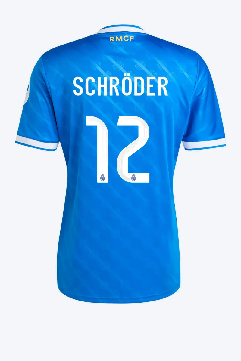 Schröder 12 Voetbalshirt - Real Madrid 25/26 Derde