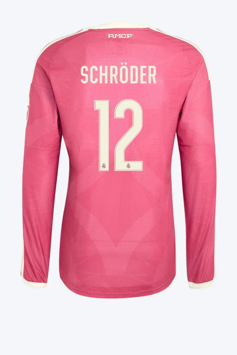 Schröder 12 Voetbalshirt - Real Madrid 26/27 Derde Authentic Lange Mouw