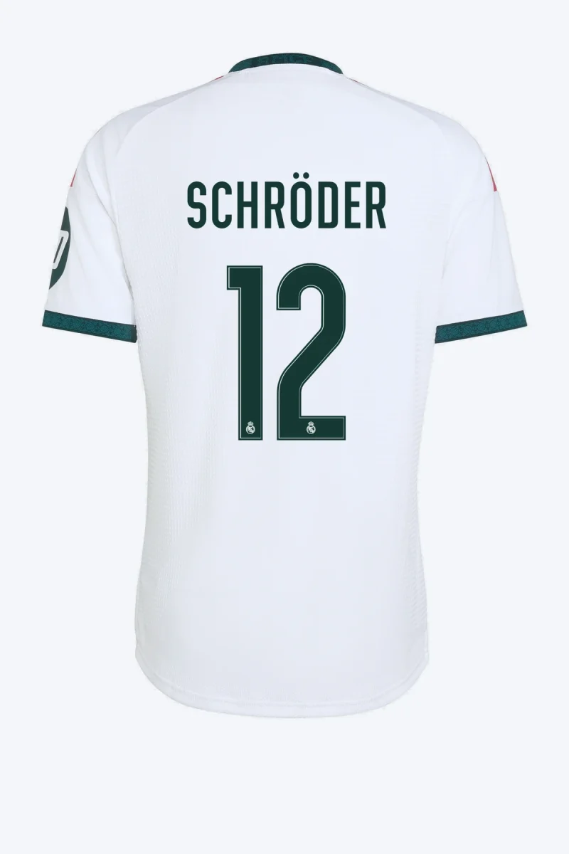 Schröder 12 Voetbalshirt - Real Madrid 26/27 Thuis Authentic