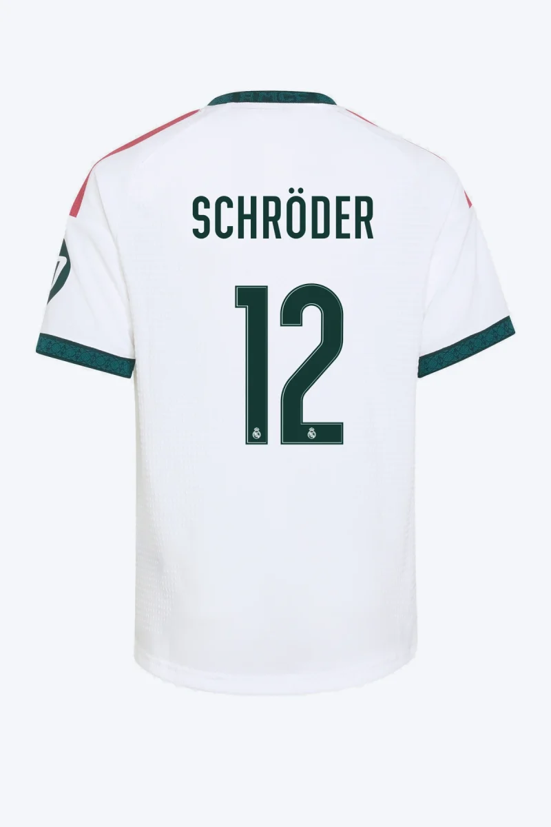 Schröder 12 Voetbalshirt - Real Madrid 26/27 Thuis Authentic Kids