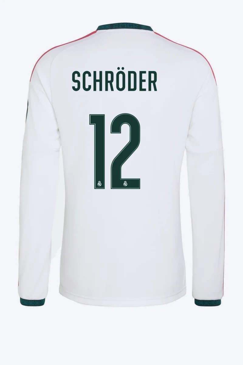 Schröder 12 Voetbalshirt - Real Madrid 26/27 Thuis Lange Mouw