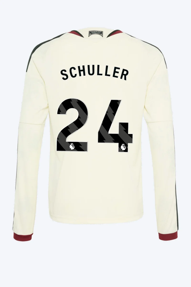 Schuller 24 Voetbalshirt - Manchester United 26/27 Derde Kids Longsleeve