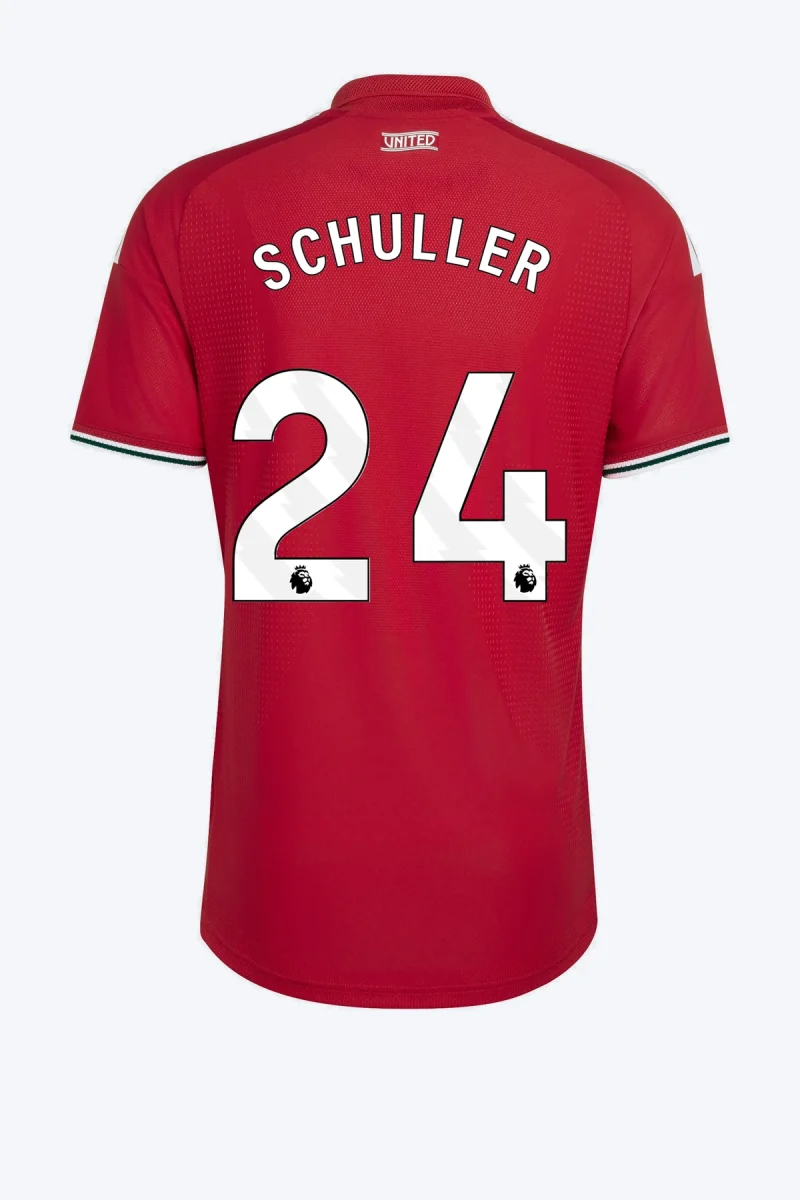 Schuller 24 Voetbalshirt - Manchester United 26/27 Thuis Authentic