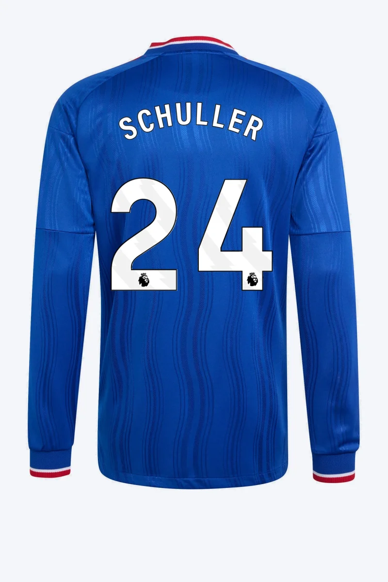 Schuller 24 Voetbalshirt - Manchester United 26/27 Uit Authentic Longsleeve