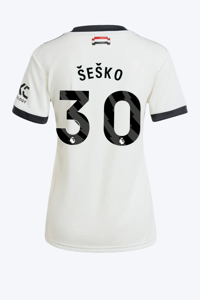 Šeško 30 Voetbalshirt - Manchester United 24/25 Derde