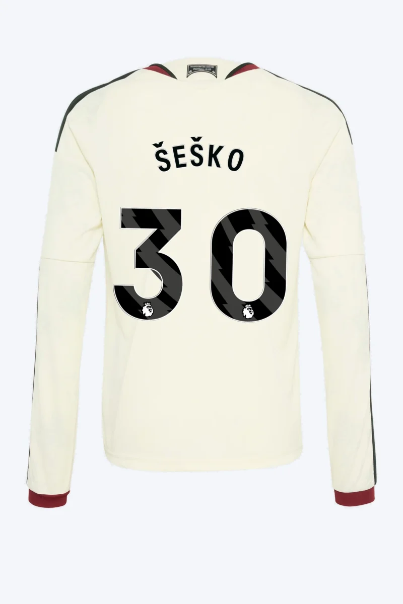 Šeško 30 Voetbalshirt - Manchester United 26/27 Derde Kids Longsleeve