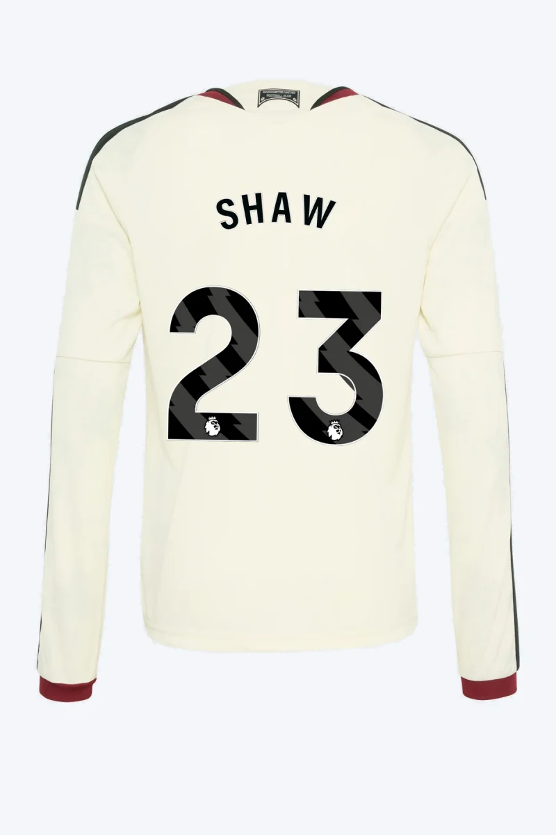 Shaw 23 Voetbalshirt - Manchester United 26/27 Derde Kids Longsleeve