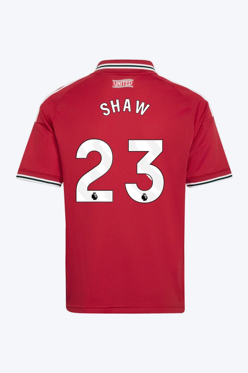 Shaw 23 Voetbalshirt - Manchester United 26/27 Thuis Kids