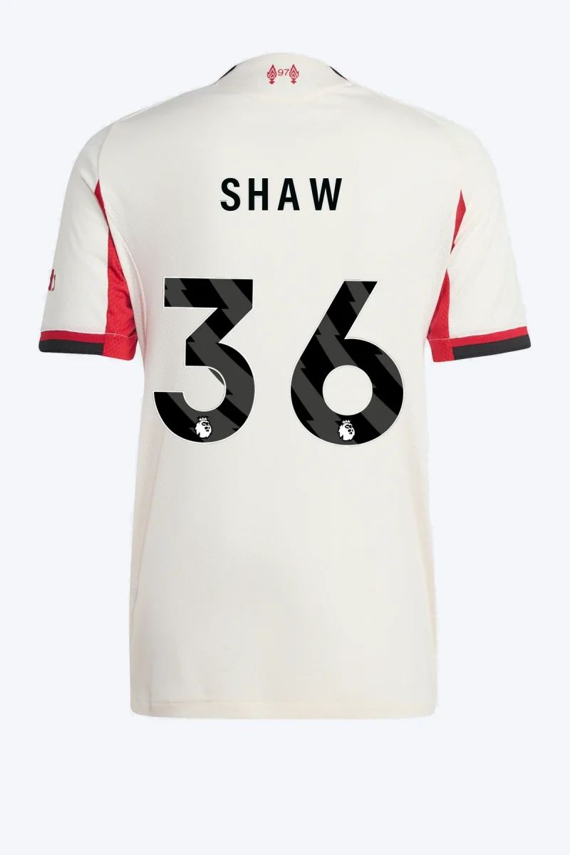 Shaw 36 Voetbalshirt - Liverpool FC 25/26 Uit Authentic