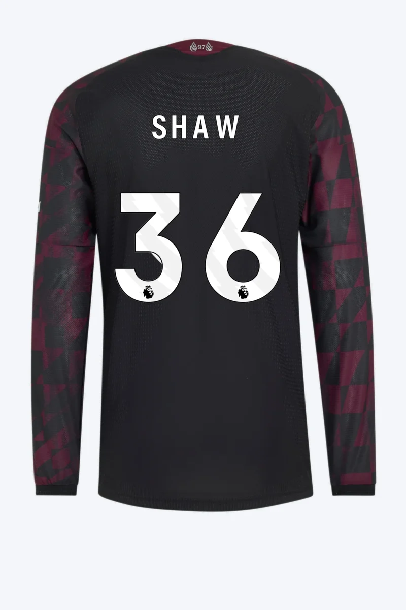 Shaw 36 Voetbalshirt - Liverpool FC 26/27 Derde Authentic Longsleeve