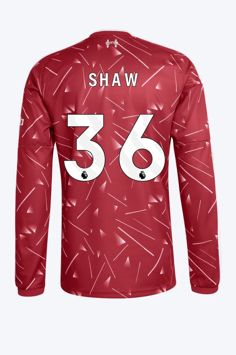 Shaw 36 Voetbalshirt - Liverpool FC 26/27 Thuis Lange Mouw