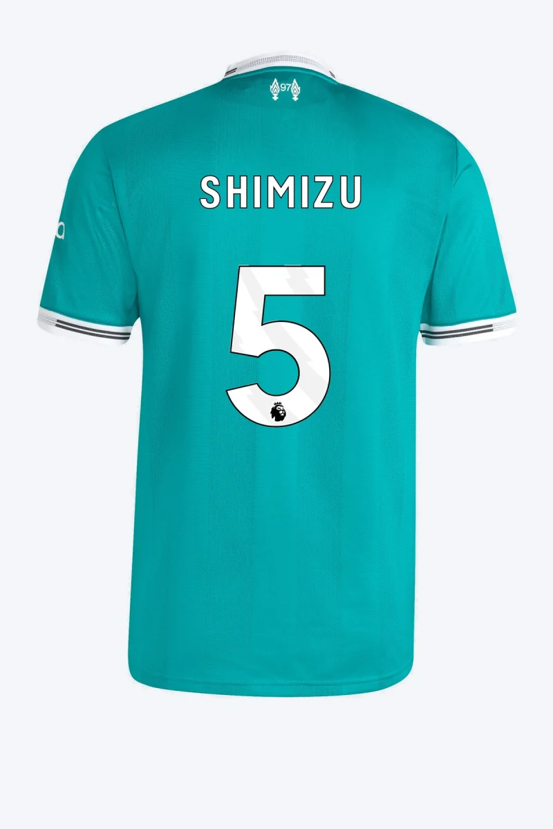 Shimizu 5 Voetbalshirt - Liverpool FC 25/26 Derde Authentic