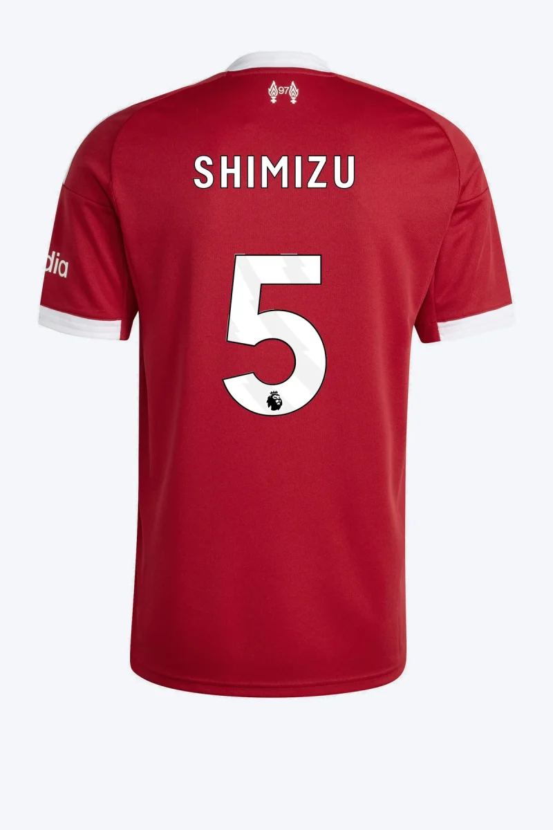 Shimizu 5 Voetbalshirt - Liverpool FC 25/26 Thuis