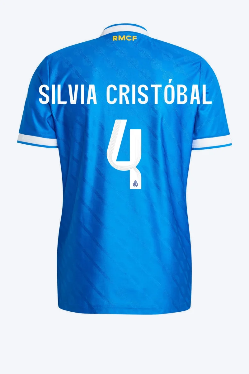 Silvia Cristóbal 4 Voetbalshirt - Real Madrid 25/26 Derde Authentic