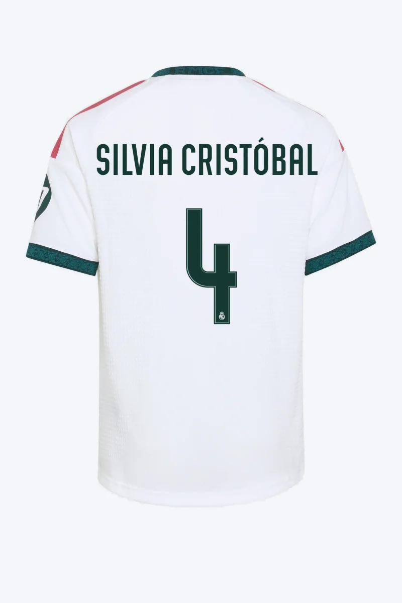 Silvia Cristóbal 4 Voetbalshirt - Real Madrid 26/27 Thuis Authentic Kids