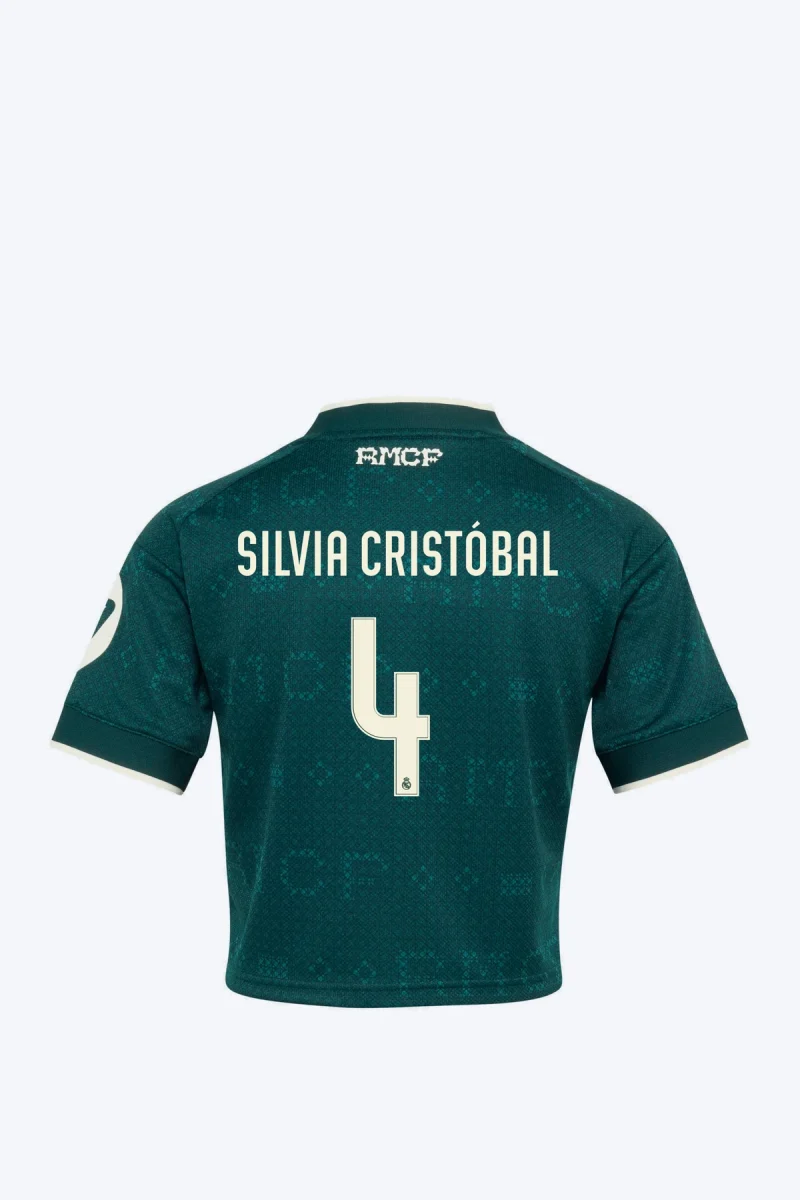 Silvia Cristóbal 4 Voetbalshirt - Real Madrid 26/27 Uit Cropped