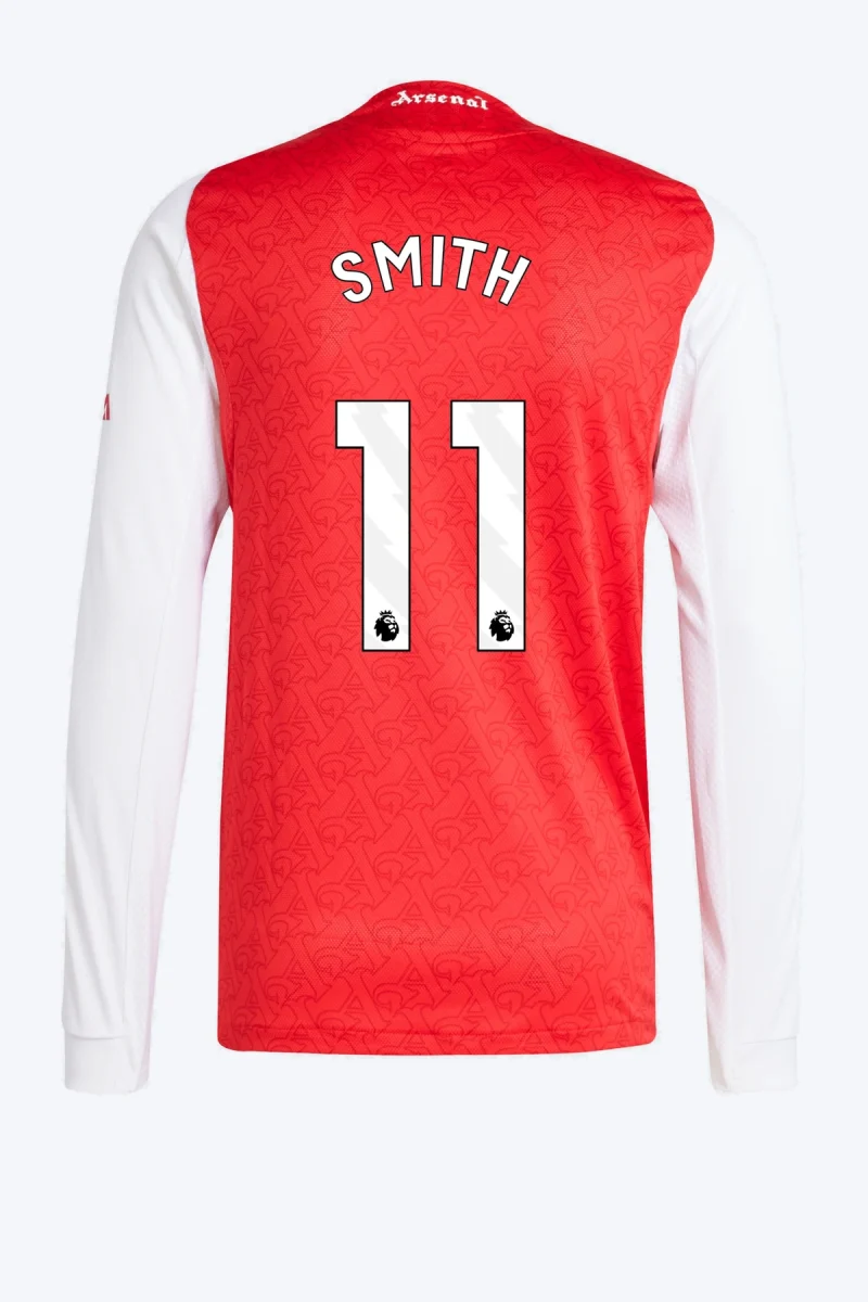Smith 11 Voetbalshirt - Arsenal 25/26 Lange Mouw Thuis Authentic