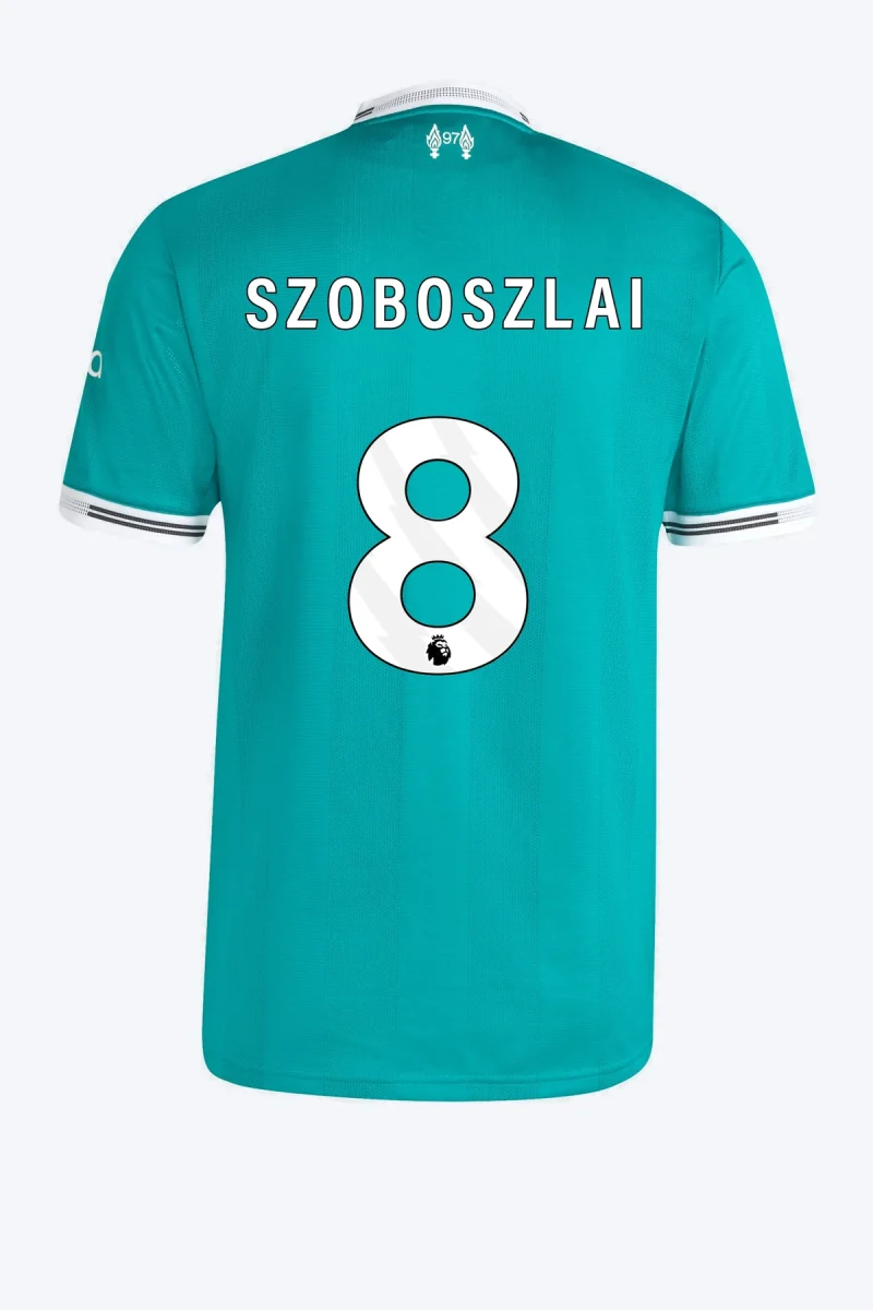 Szoboszlai 8 Voetbalshirt - Liverpool FC 25/26 Derde Authentic